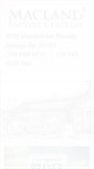 Mobile Screenshot of maclandbaptist.org